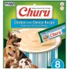 Churu Snack Premio Perro Pollo Con Queso - 8 Tubitos