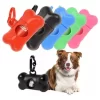 Dispensador de bolsas sanitarias para perros+1 rollo 15 bolsas