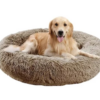 Cama Perro Mascota Antiestres Felpa 90cm