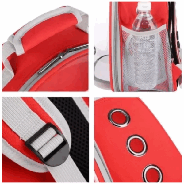 Mochila Estilo Espacial Para Gatos y perros pequeños - Imagen 4